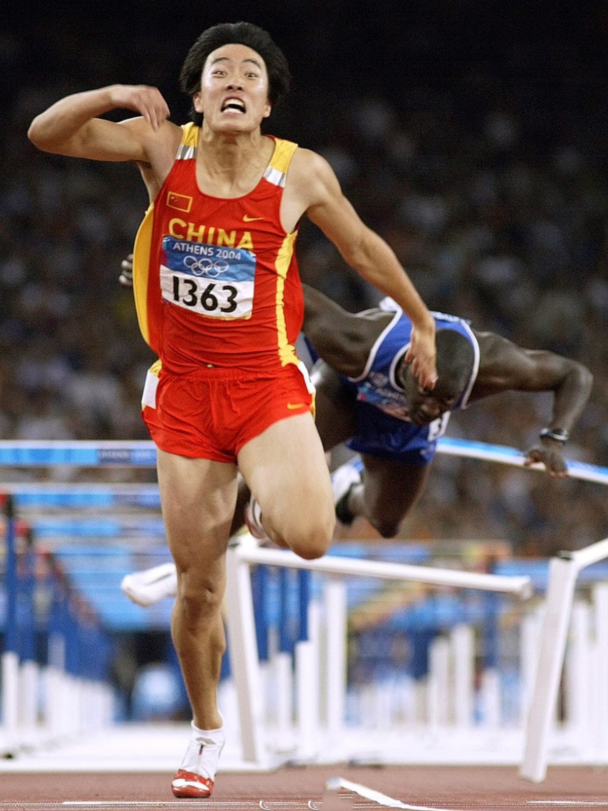 Liu Xiang fell (Liu Xiang fell and bid farewell to London)